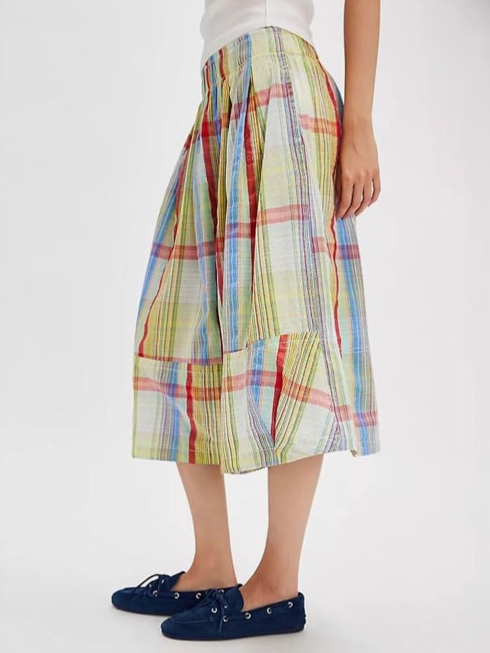 Plaid Gaucho Pants Size XL NWT